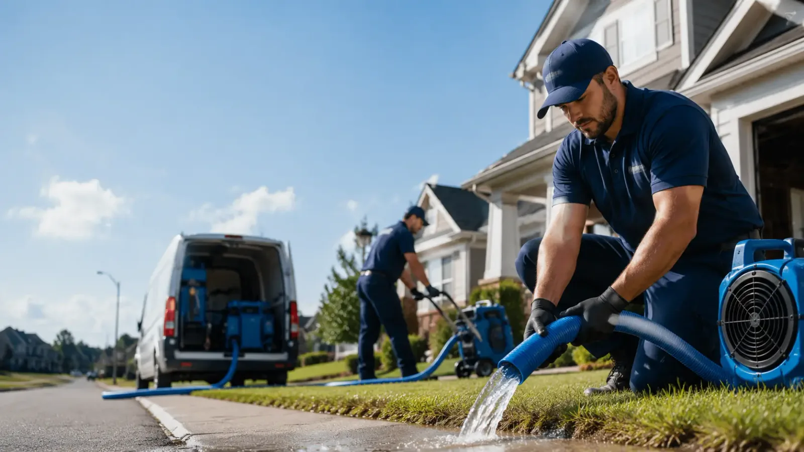 Flood Damage Restoration in Amsterdam, OH